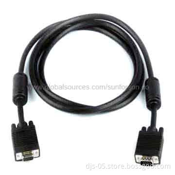 VGA Cable, HDB 15 M to M Cable, Available in Various Colors and Length, RoHS Compliant